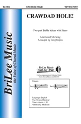 Crawdad Hole! Two-Part choral sheet music cover